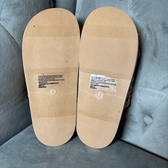 Universal Thread Braided Slide Sandals Tan Gold Buckle – Women’s 7 - Picture 4 of 4